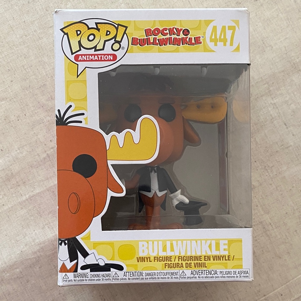 Funko Pop bullwinkle #477 brand new in box